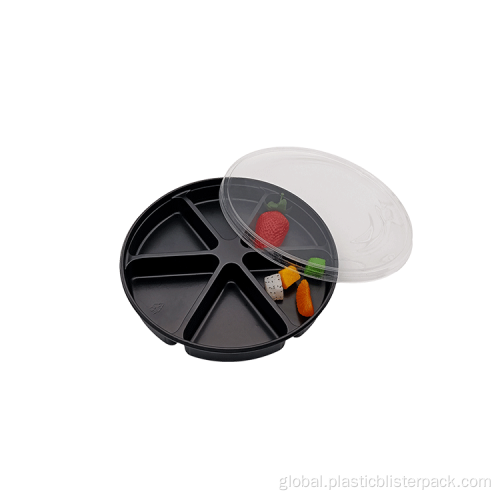 Hot Sale Food Blister Tray Round Sushi Nuts Plastic Blister Packaging Tray Manufactory